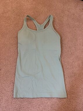 lululemon athletica Ribbed Racerback Tank - Sage